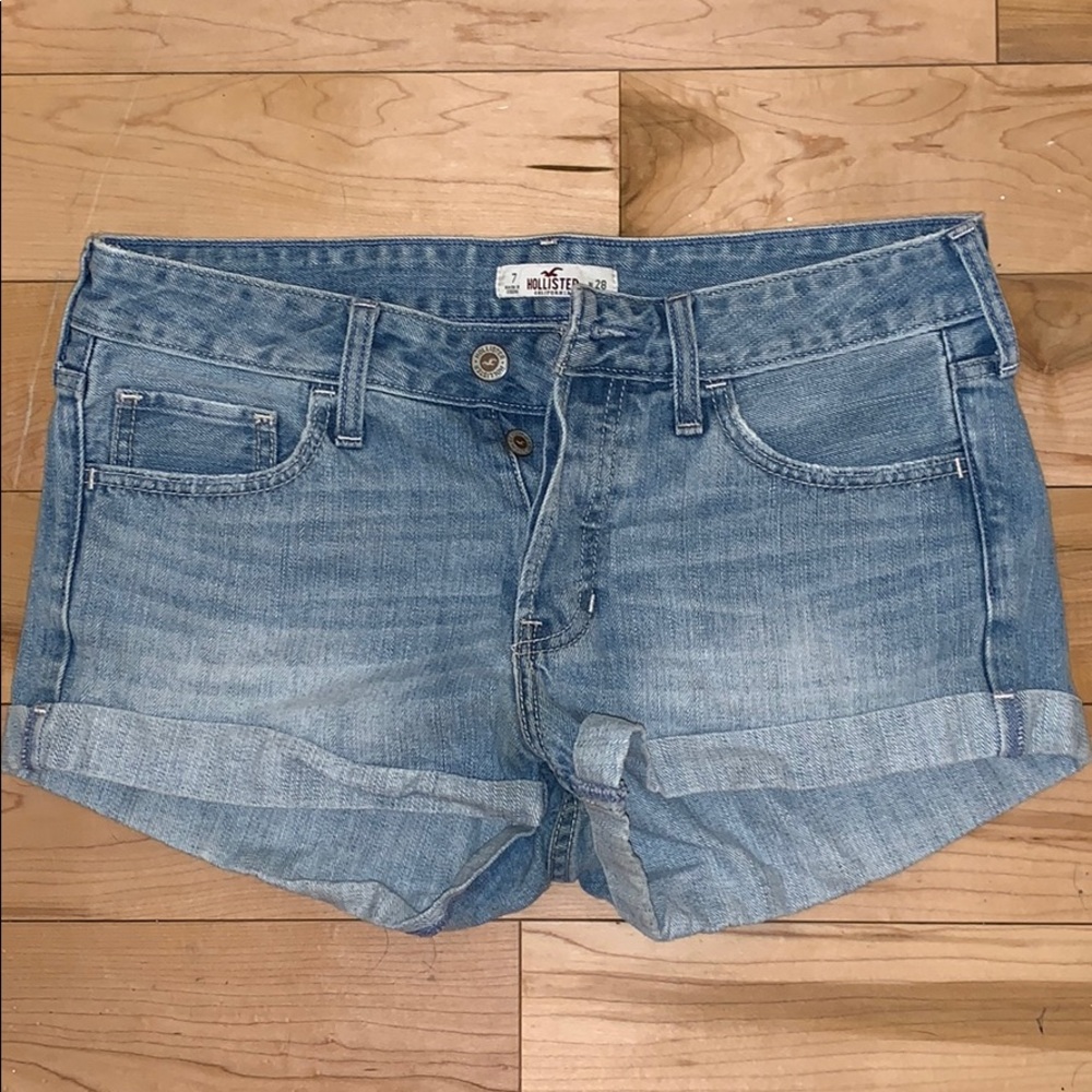 hollister jean shorts